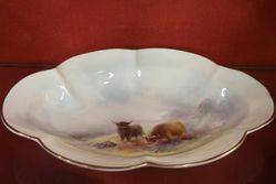 Royal Worcester Oviform Shaped Bowl