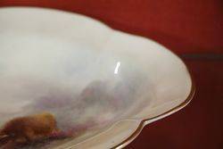 Royal Worcester Oviform Shaped Bowl