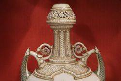 Royal Worcester Vase By Raby C1887