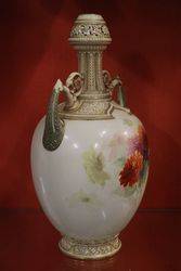 Royal Worcester Vase By Raby C1887