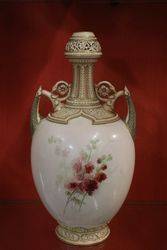 Royal Worcester Vase By Raby C1887