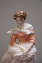 Royal Worcester  Figurine A Farmer Wife 