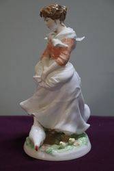 Royal Worcester  Figurine A Farmer Wife 