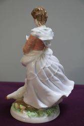 Royal Worcester  Figurine A Farmer Wife 