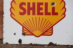 Scottish Oils and Shellmex +BP Enamel Advertising Sign 