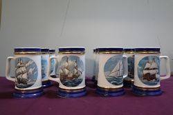 Set Of 12 Danbury Mint The Sailing Ships By Robert Devereux  