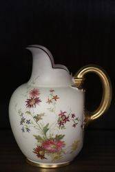 Set Of 3 Royal Worcester Graduated Hand Painted Jugs  