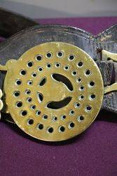 Set Of 4 Horse Brasses On Leather Straps 