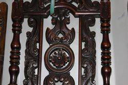 Set Of 6 19th Century Baronial Carved chairs 