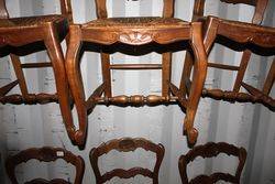 Set Of 6 French dining chairs