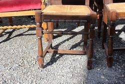 Set Of 6 Well Carved Oak Chairs