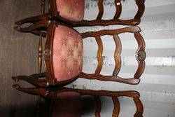 Set Of 8 Ladderback chairs