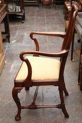 Set Of 8 Oak Dining Chairs