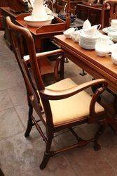 Set Of 8 Oak Dining Chairs