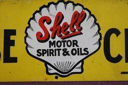 Shell Advertising Tin Sign 