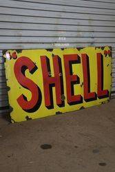 Shell Enamel Advertising Sign 