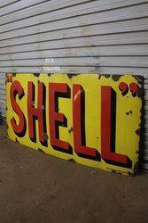 Shell Enamel Advertising Sign 