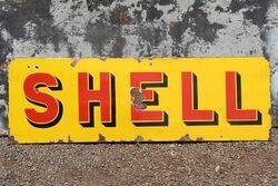 Shell Enamel Advertising Sign 