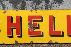 Shell Enamel Advertising Sign 