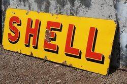 Shell Enamel Advertising Sign 