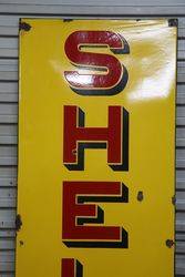 Shell Enamel Advertising Sign  