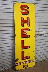 Shell Enamel Advertising Sign  