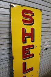 Shell Enamel Advertising Sign  