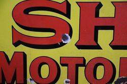 Shell Motor Spirit Enamel Advertising Sign  