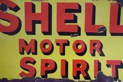 Shell Spirit Enamel Advertising sign 