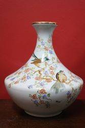 Signed Ramgi C20th Handpainted Vase 