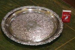 Silver Plated Round Silver 