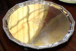 Silver Plated Salver C190020  
