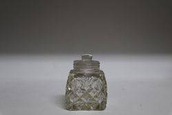 Silver Top Bottle With Stopper 
