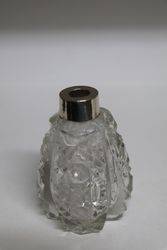 Silver Top Scent Bottle  