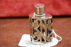 Silver and Glass Scent Bottle London 1987 