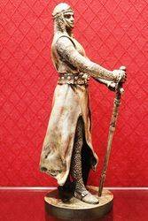 Silvered Bronze Figure of The Knight  