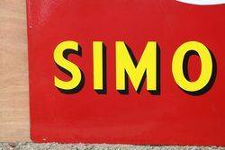 Simonds The Hop Leaf Enamel Advertising Sign