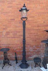Single Cast Iron Tudor  Lamp