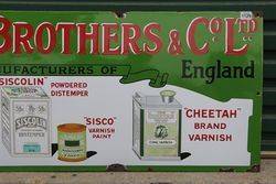 Sissons Brothers and Co Ltd Enamel Advertising Sign 