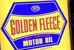 Slimline Golden Fleece HEX Motor Oil Light Box 
