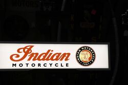 Slimline Indian Motorcycle Light Box 