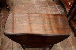 Small Antique Oak Gateleg Table 
