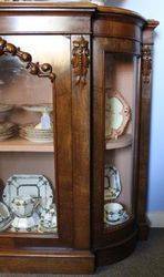 Small Burr Walnut Credenza