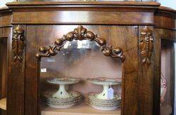 Small Burr Walnut Credenza