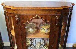 Small Burr Walnut Credenza