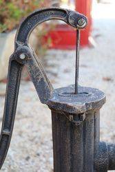 Small Cast Iron Antique Style Well Pump