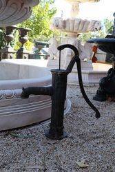 Small Cast Iron Antique Style Well Pump