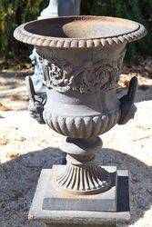 Small Dorchester Urn And Base