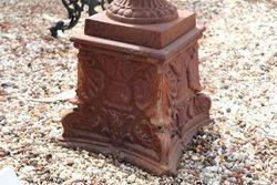 Small Romano Cast Iron Urn And Base 