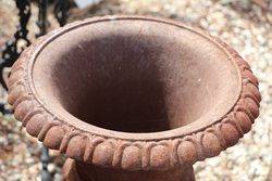 Small Romano Cast Iron Urn And Base 